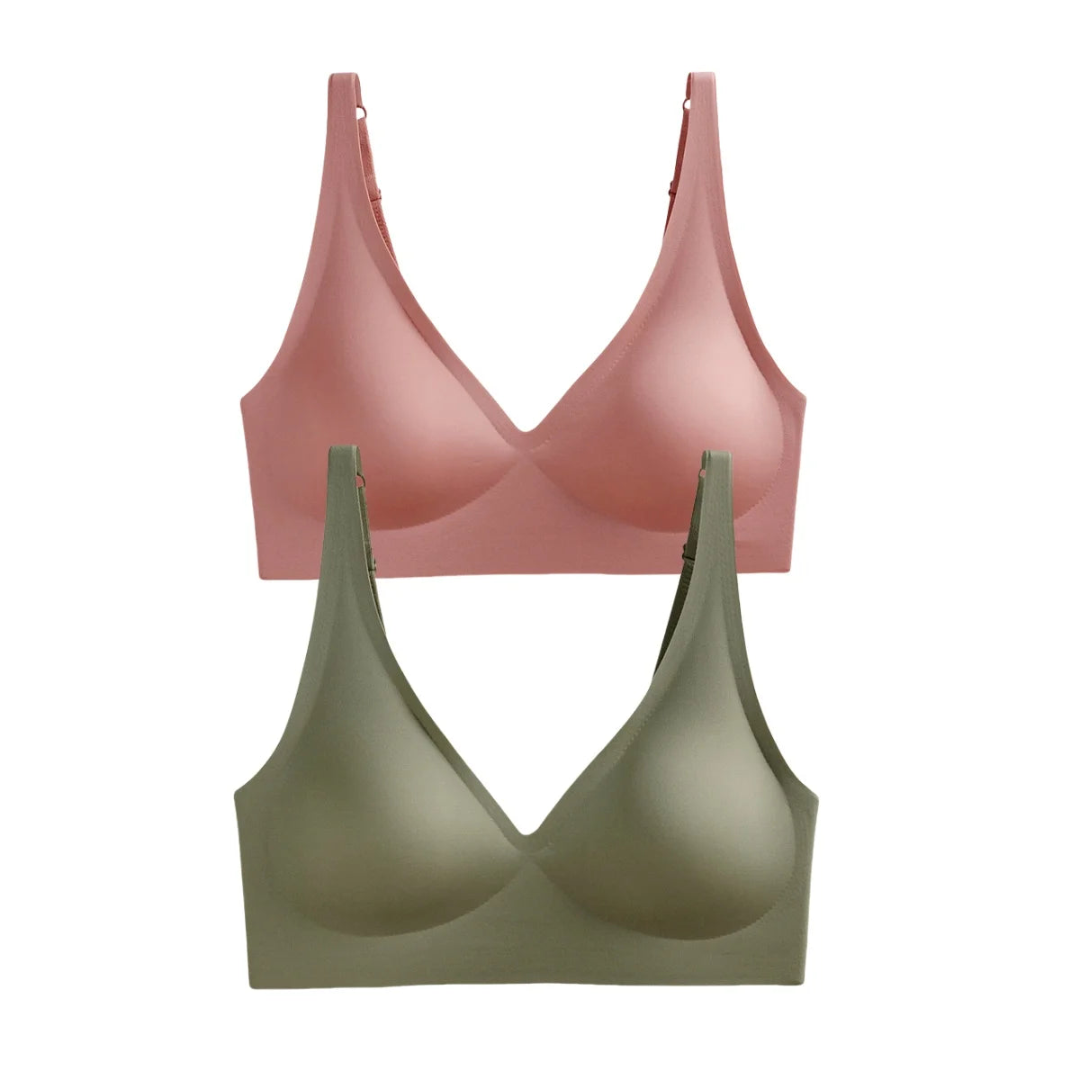 2Pcs/Set Seamless Bra Women