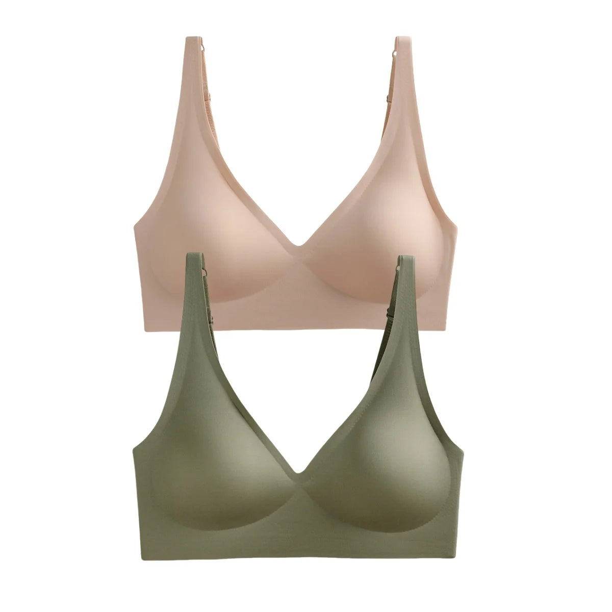 2Pcs/Set Seamless Bra Women