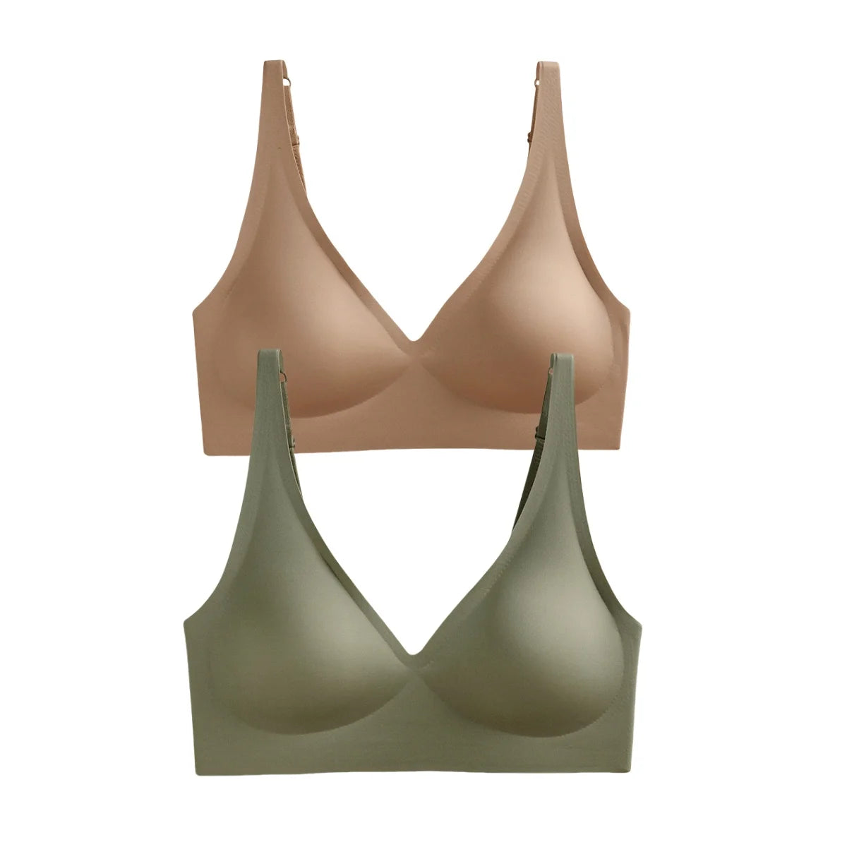 2Pcs/Set Seamless Bra Women